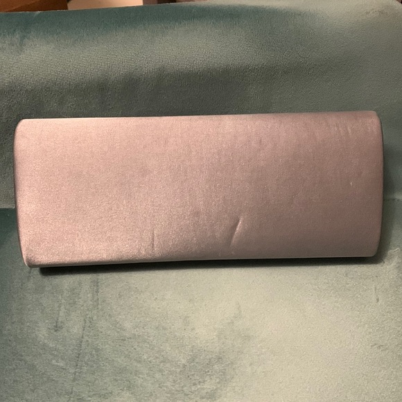 INC Clutch Purse Gray with rhinestones Good Condition - Picture 5 of 6